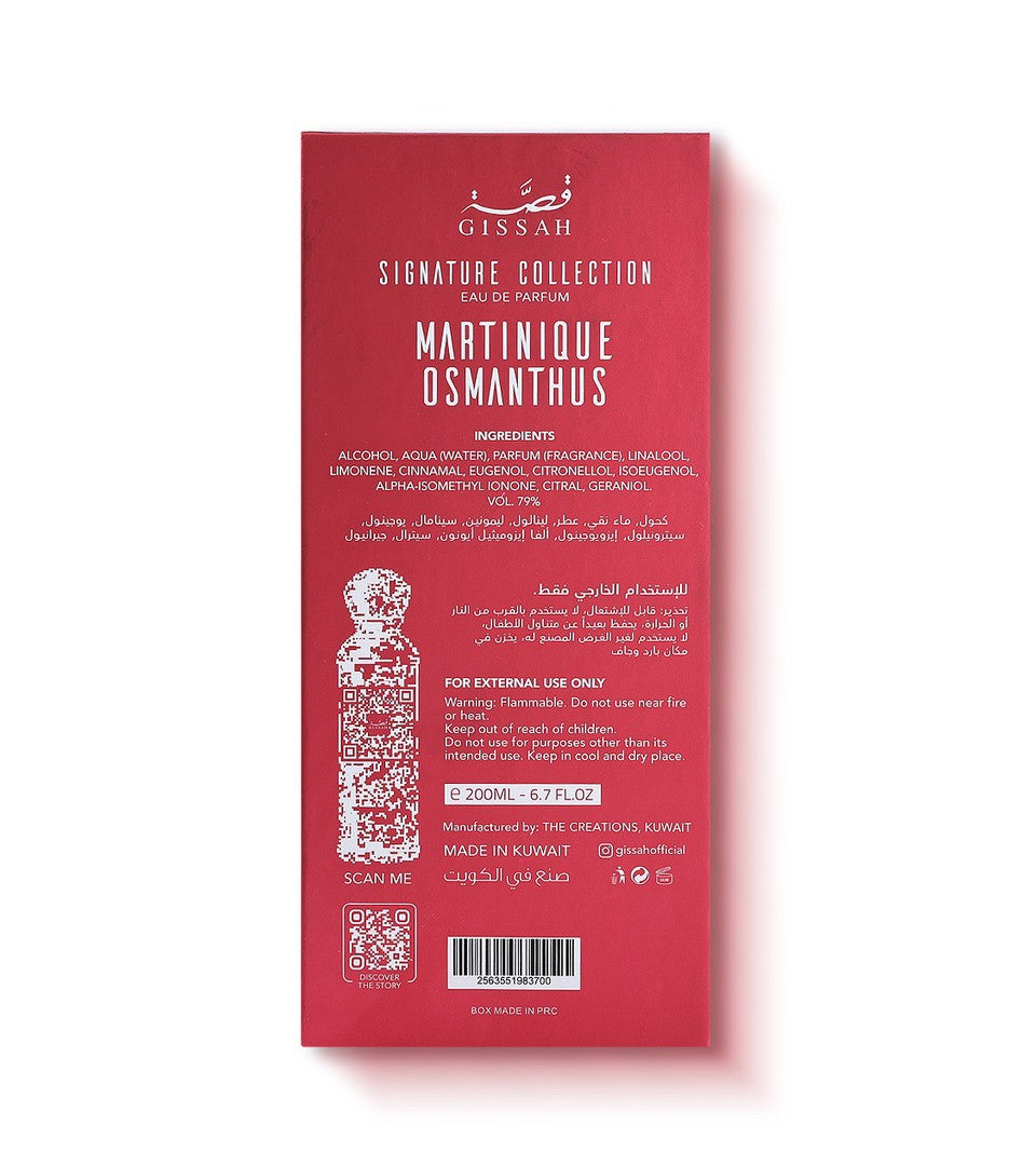 Martinique Osmanthus 200ml By Gissah