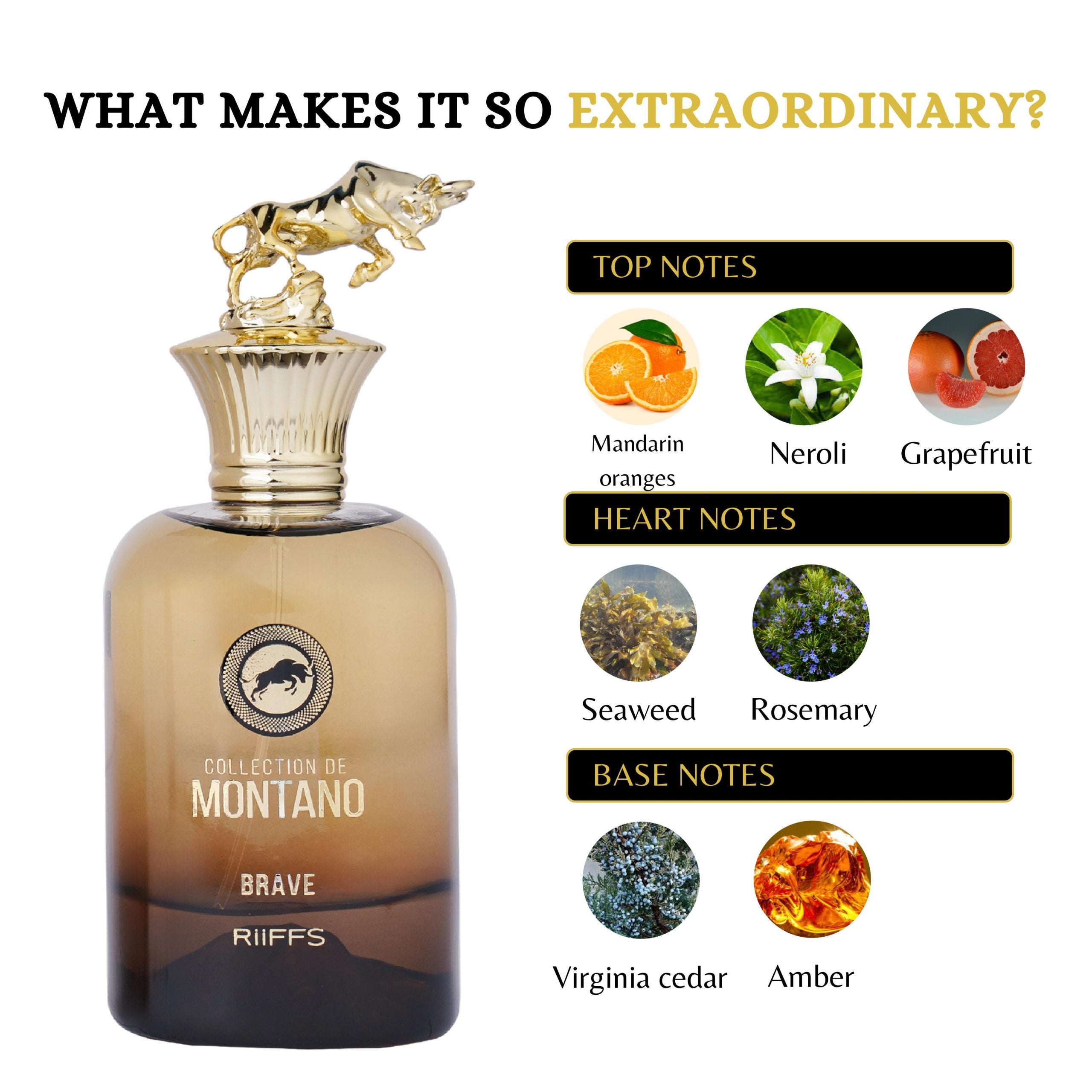 Collection De Montano Brave 100ml EDP By Riiffs