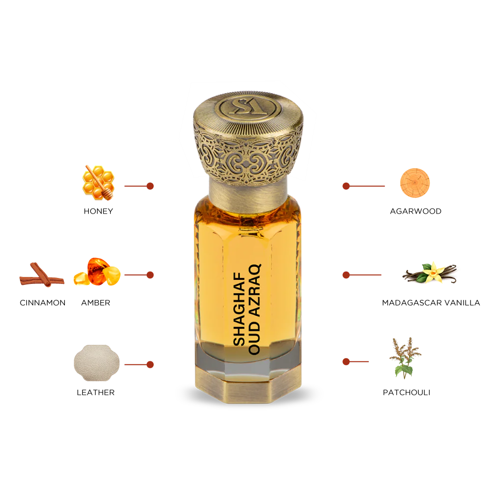 SHAGHAF OUD AZRAQ 12ML CPO