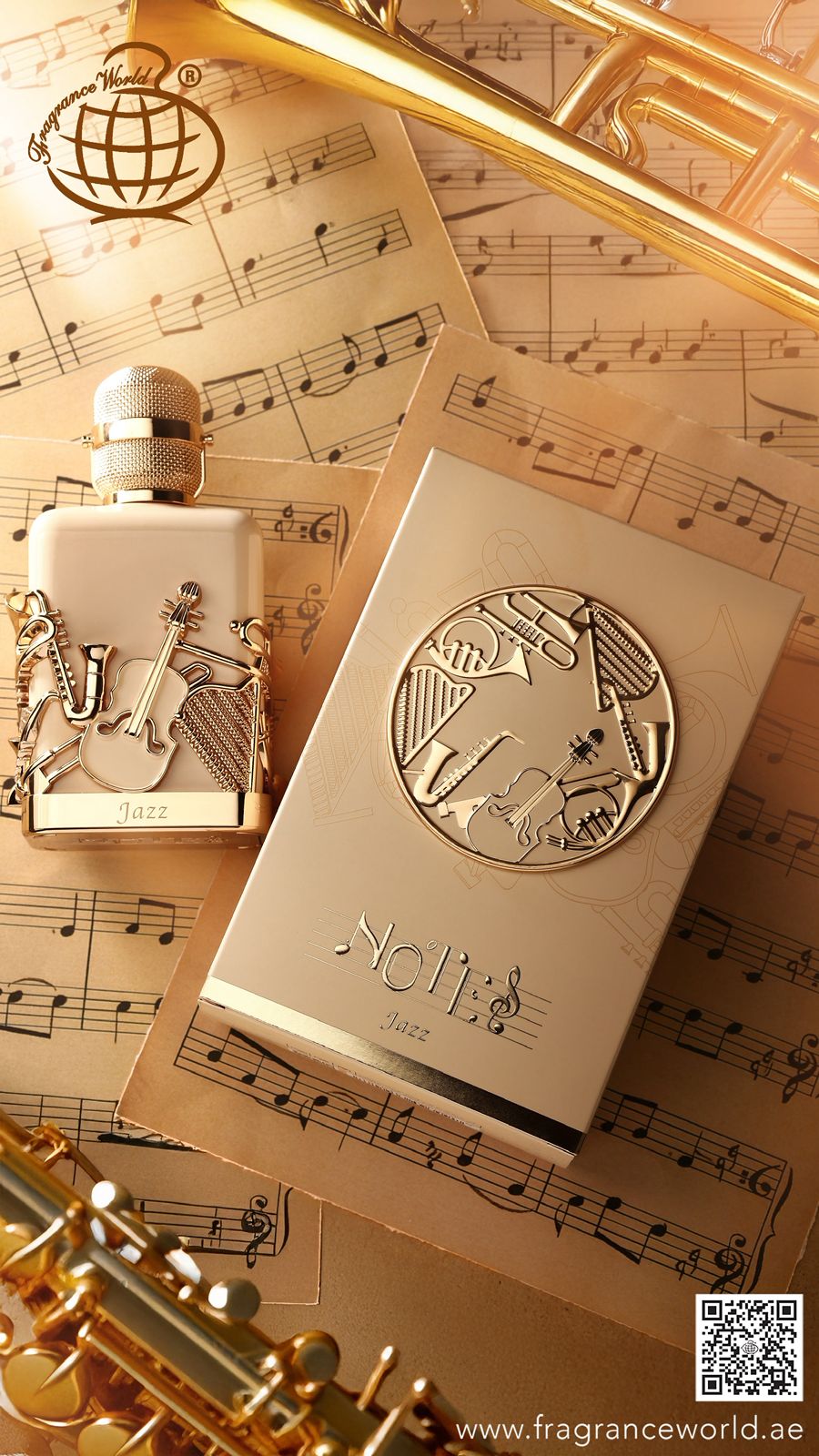 Notes Jazz 100ml EDP By Fragrance World