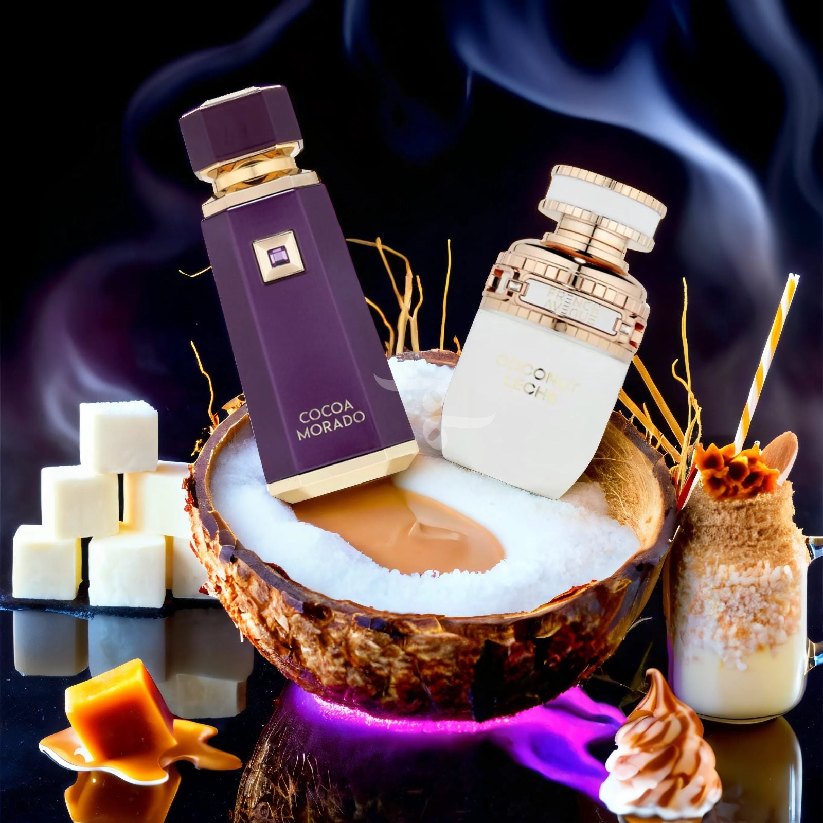 Cocoa Morado + Coconut Leche Layer Combo