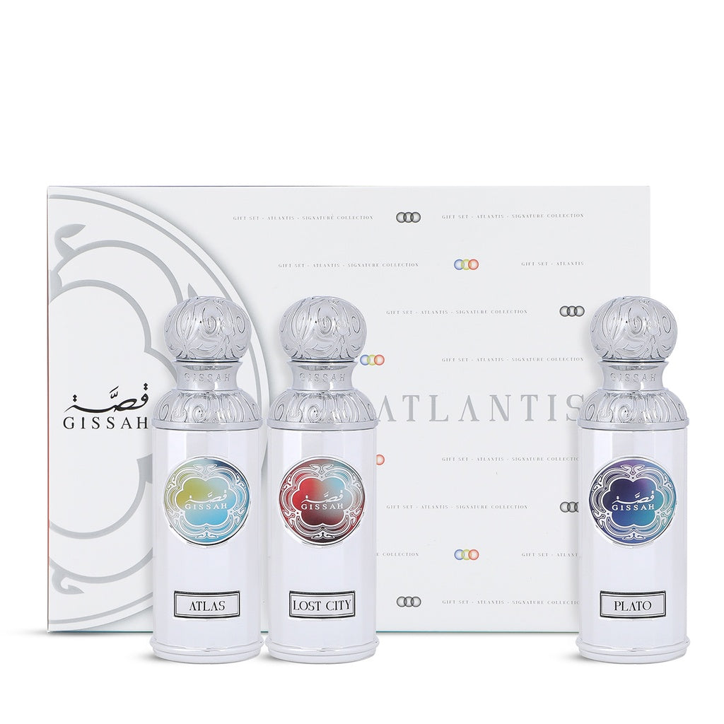 GISSAH ATLANTIS ATLAS + LOST CITY + PLATO 3x50ML SET