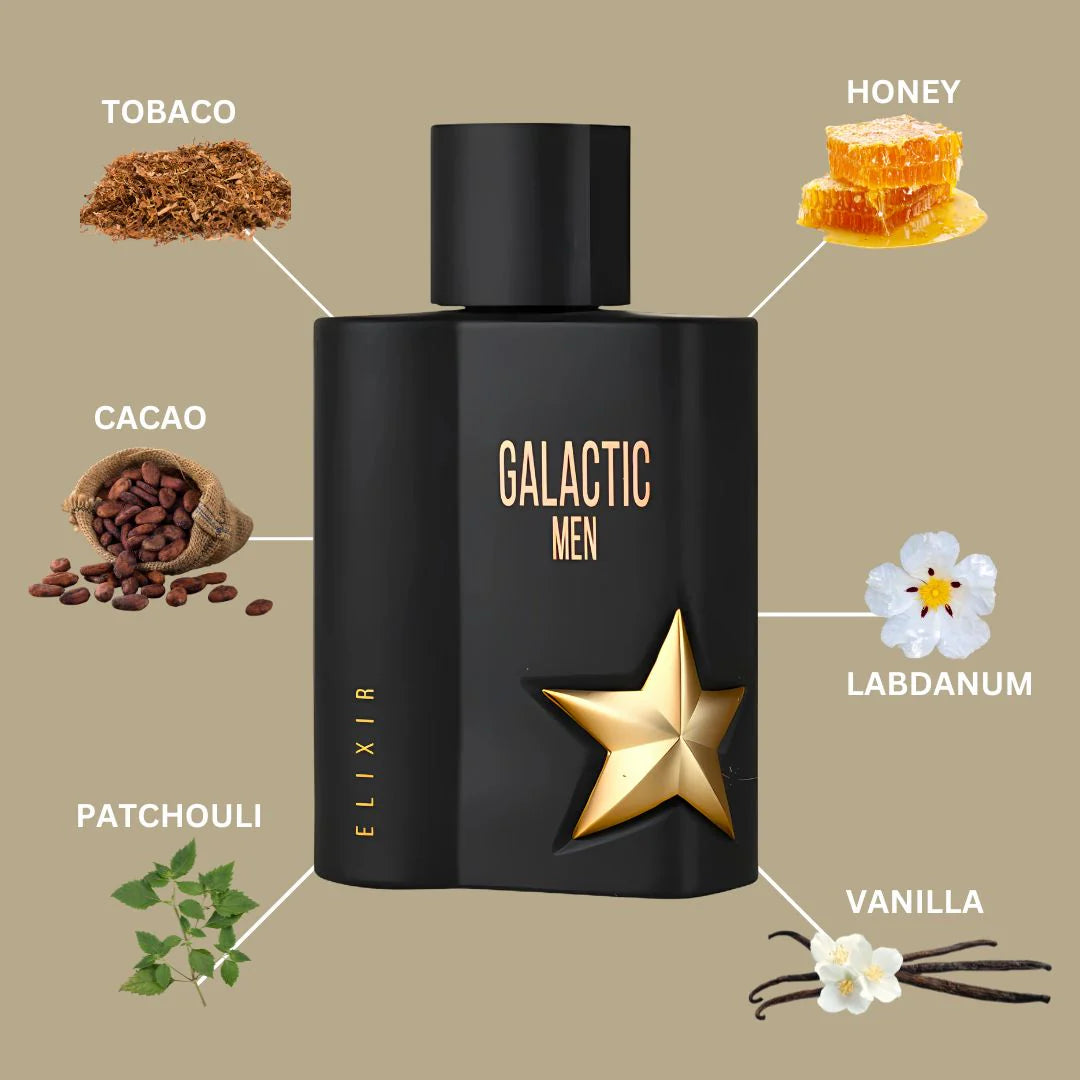 Galatic Men Elixir and Intense Pack - x2 100ml EDP By Maison Al Hambra
