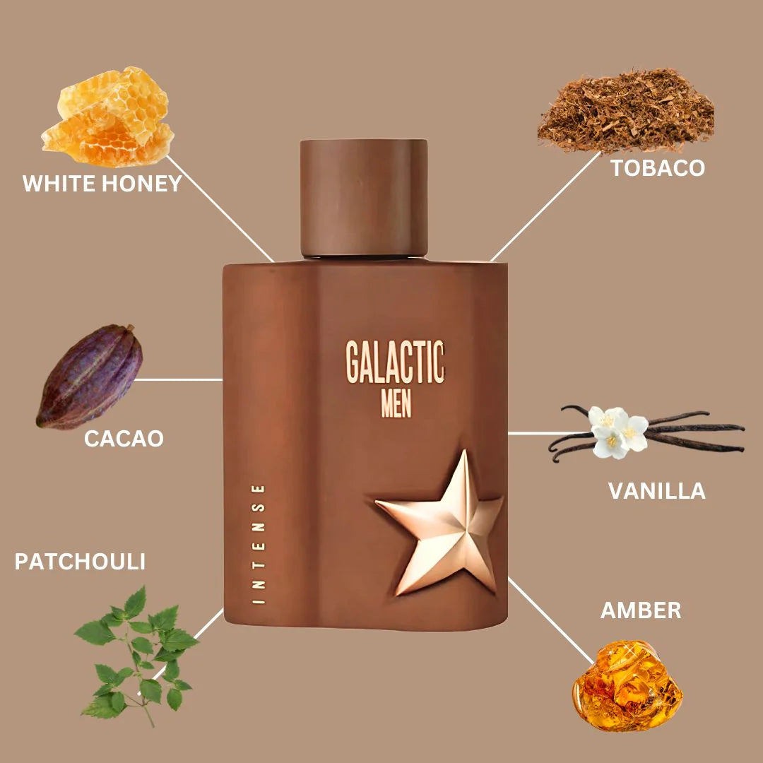Galatic Men Elixir and Intense Pack - x2 100ml EDP By Maison Al Hambra