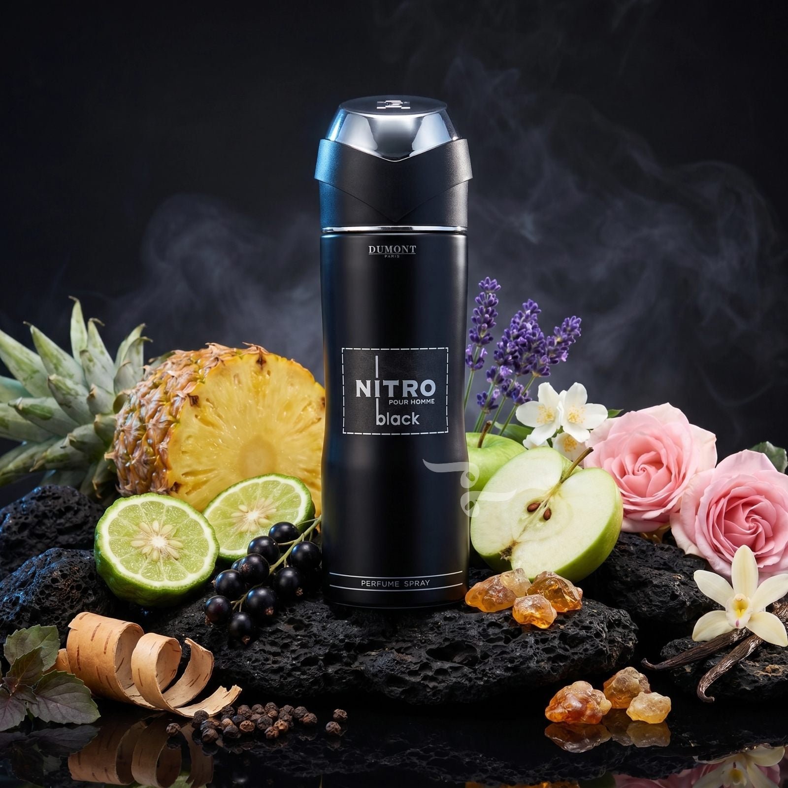NITRO BLACK PERFUME SPRAY 200ml by Dumont