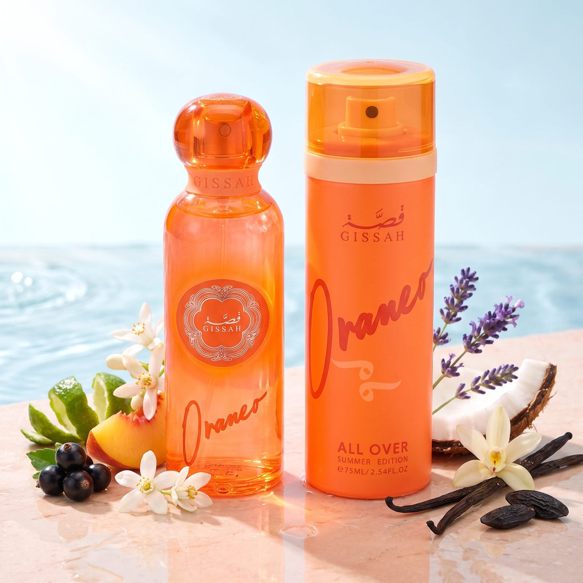 Oraneo by Gissah (75ml Perfume and 75ml all over spray)*