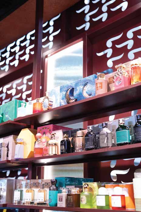 Private Blends display shelving