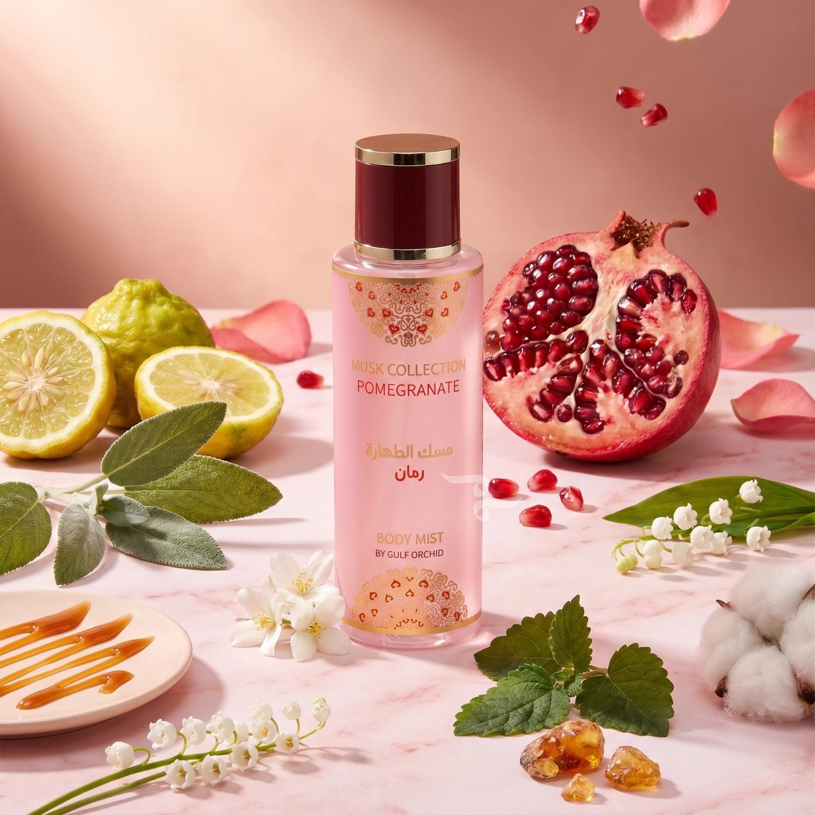 Body Mist 250ml Pomegranate By GULF ORCHID