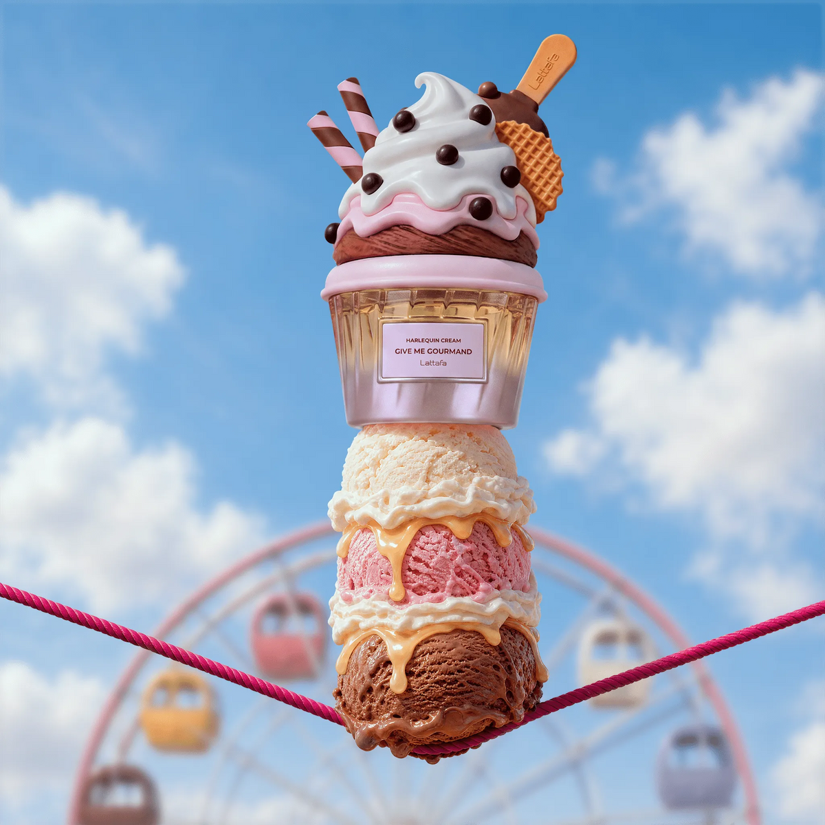 Harlequin Cream 75ml by Lattafa's Give me Gourmand range