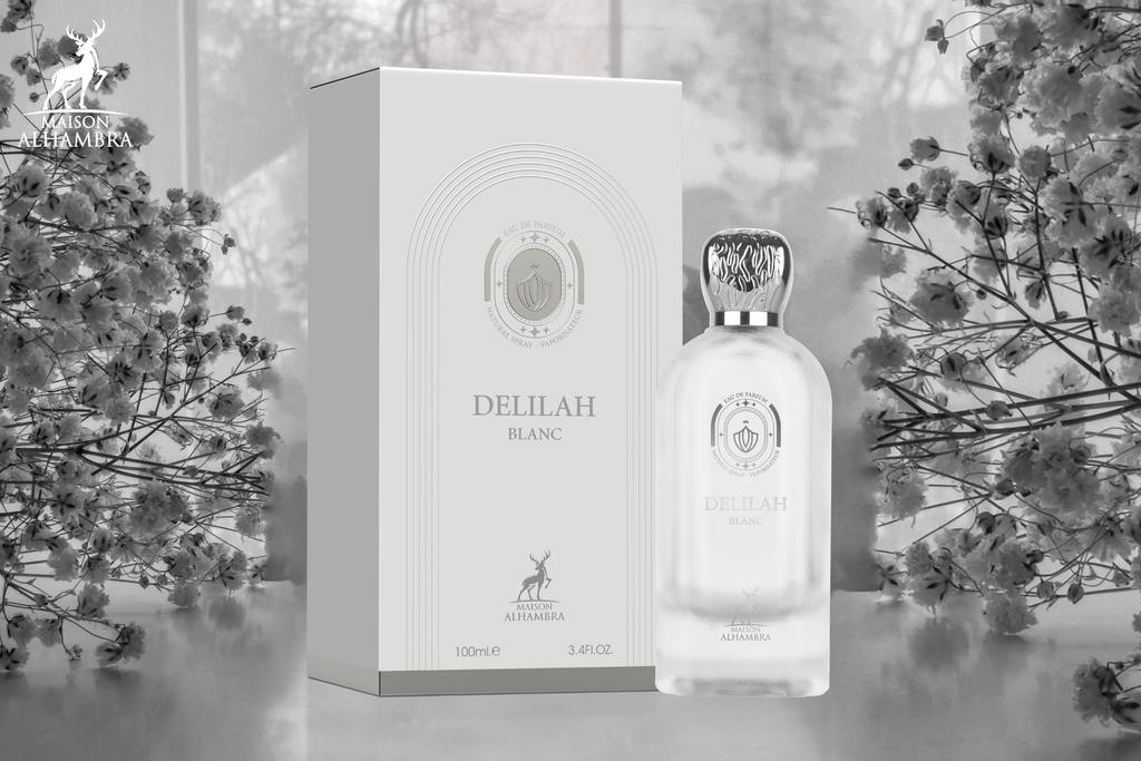MAISON ALHAMBRA DELILAH BLANC 香水 VALAYA Maison Alhambra Delilah Blanc EDP For Women 3.4 Fl Oz - New