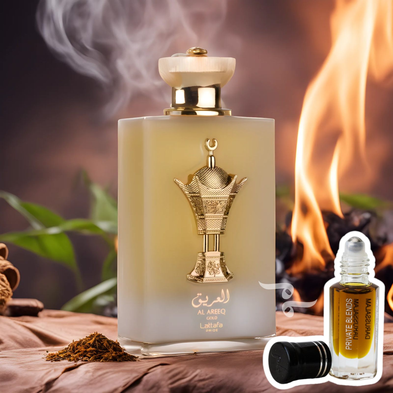 Al Areeq Gold + Honey Oud Premium Perfume Oil Combo