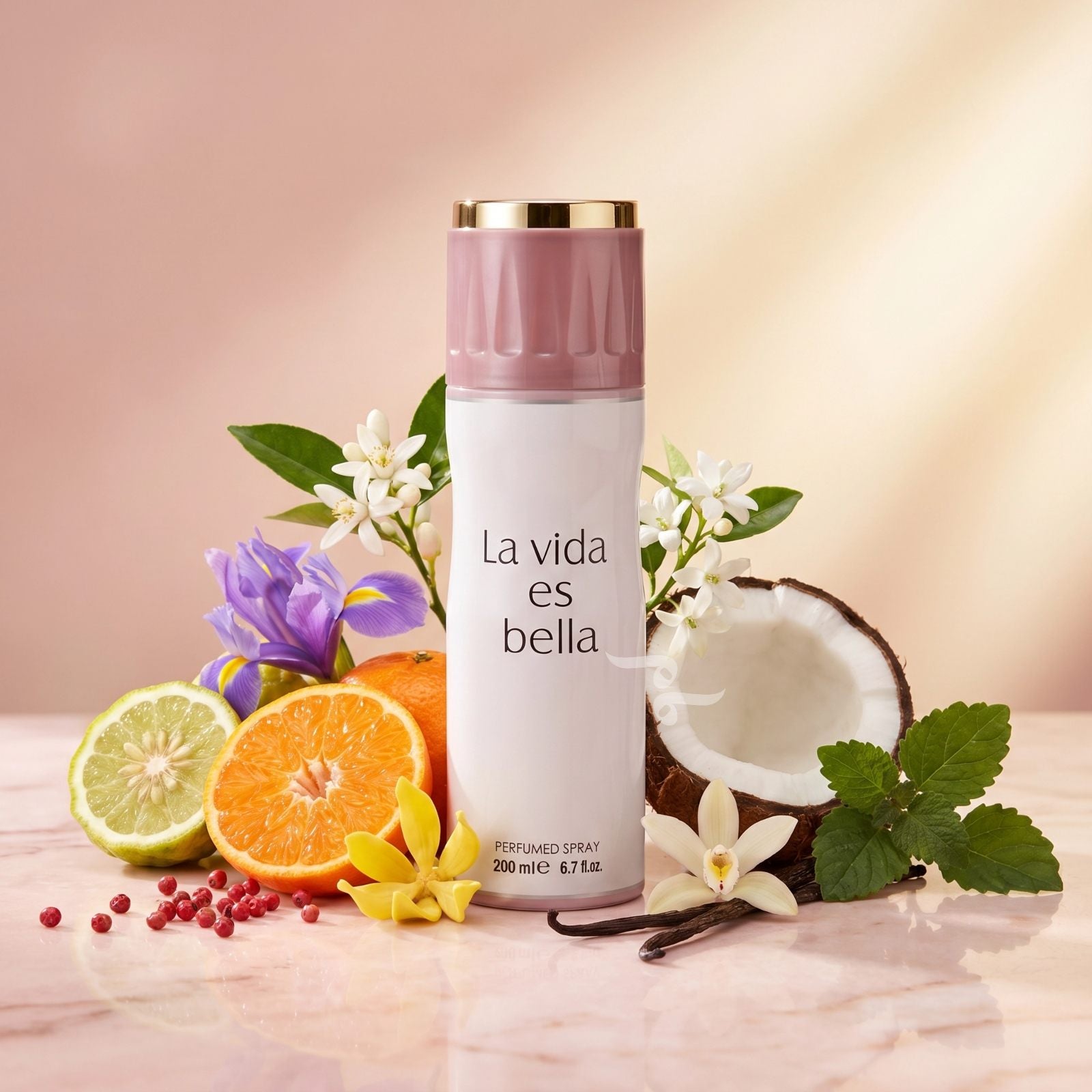 La Vida es Bella Perfumed Body Spray 200ml by Fragrance World