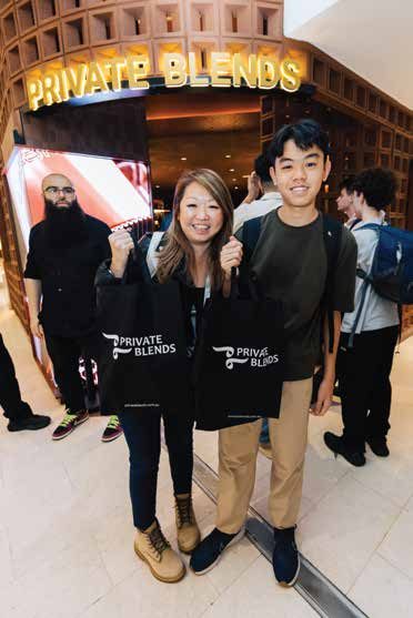 Customers with Private Blends bags