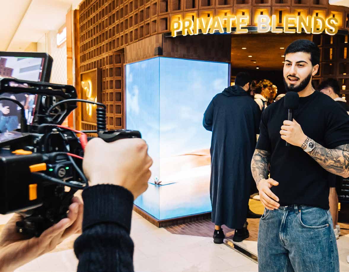 Filming at the Parramatta opening