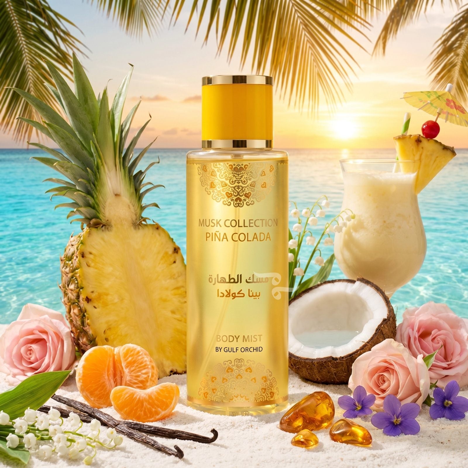 Body Mist 250ml Pina Colada By GULF ORCHID