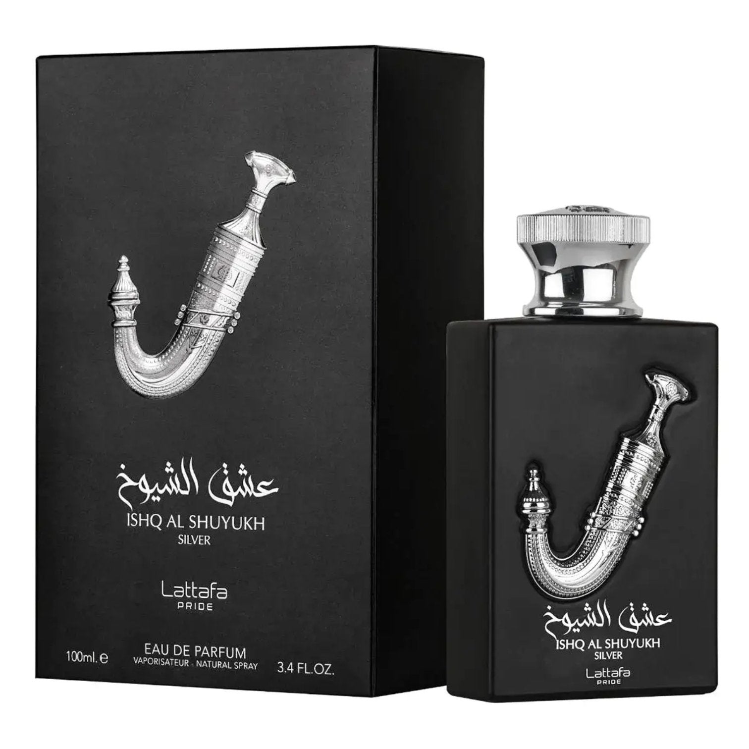 Ishq Al Shuyukh Silver 100ml EDP from Lattafa's Luxury Range